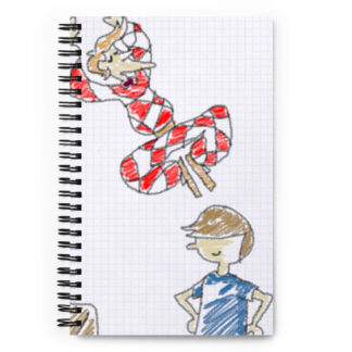 My surprising and fabulous imaginary friend spiral notebook